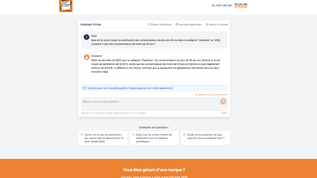 Capture d'écran du projet Datas-conso.fr