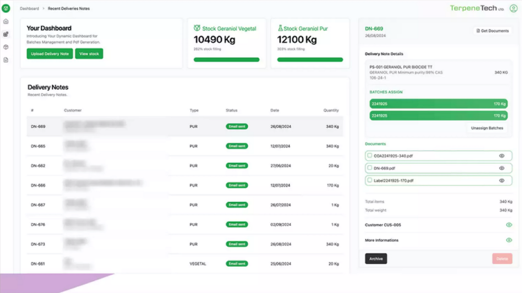 Capture d'écran du projet Gestionnaire de commandes
